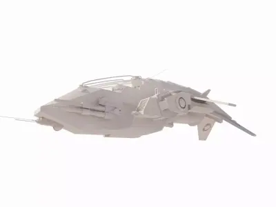 Spaceship-spacecraft-17 3D model
