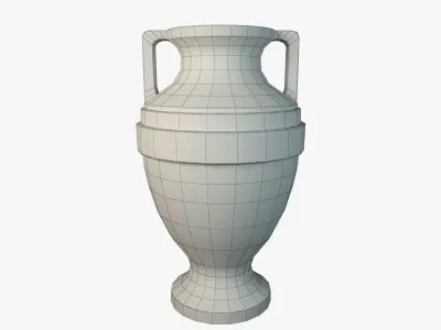 Amphora greek vase 3D model