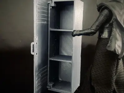 Custom Openable Locker 3D print model