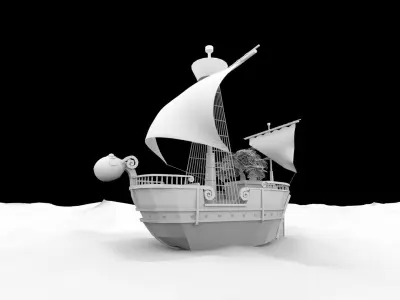Going Merry One Piece  3D model