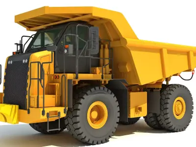 Off Highway Mining Dump Truck 3D model