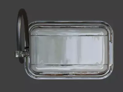 Atomic Orange Fuel Pump Low-poly 3D model