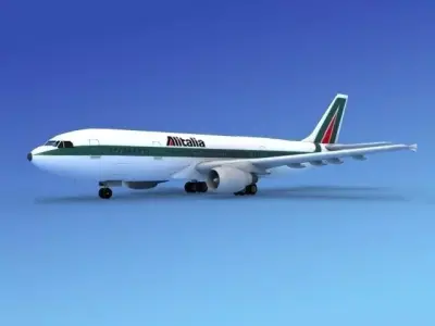 Airbus A300 Alitalia 3D model