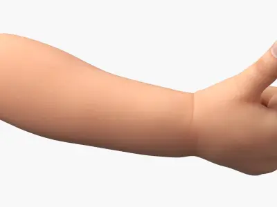  Caucasian Baby Hand Thumbs Up Gesture 