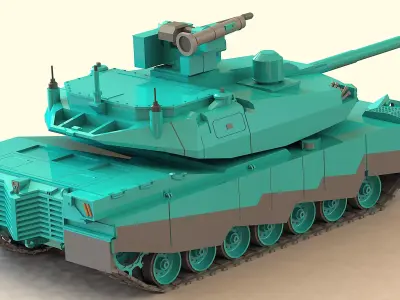 Abrams X 3D print model