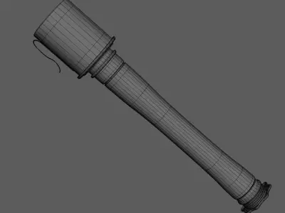 Stick Grenade PBR Free low-poly 3D model