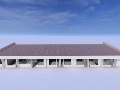 Warehouse-Warehouse Building 3D model order