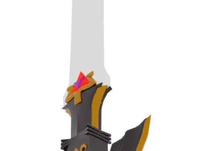 Amazing sword 3d model Free 3D model