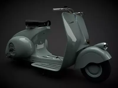 The Vespa 98 1946 3D model