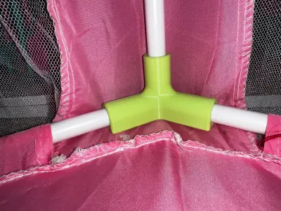 FoxPrint Princess Castle Tent Replacment Angle bracket 3D print model
