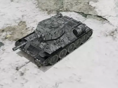 t34 3d model 3D model