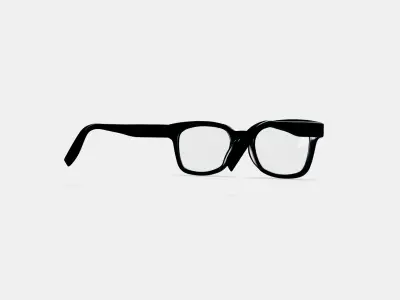 Drew Eyeglasses in Jet Black 3D model buy