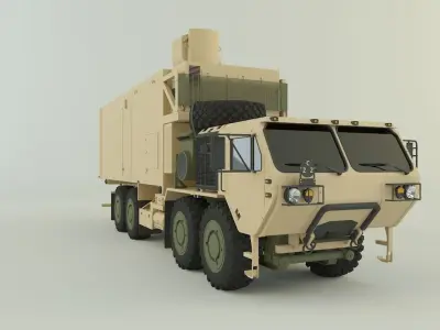 ASSY HEMTT A4 WITH LASER 3D model