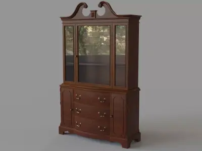 Antique Hutch 3D model