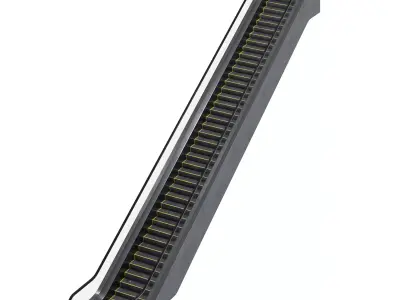 Downward Escalator Animated 3D model