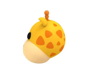 Giraffe Head 3D model purchase