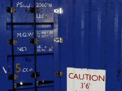 Container 2 styles Free 3D model