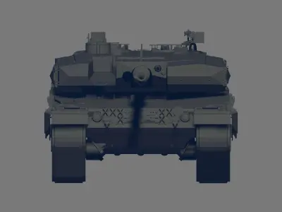 Leopard 2 PL 3D model