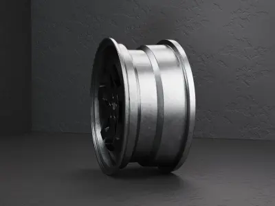 Rims centre auto car 4 carbon 3D model