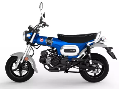 Honda DAX 125 2025 C4D modeling physical rendering 3D model