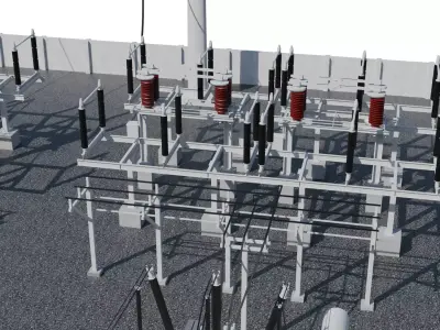 Substation  3D model