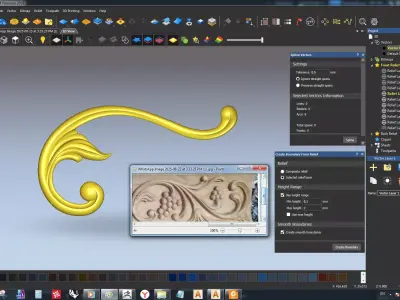 Church cornice 3D print model
