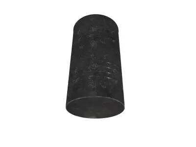 Barrel marble cylinder Free 3D model