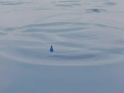 Raining Low-poly 3D model
