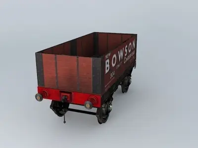 BOWSON'S Coal Wagon Free 3D model