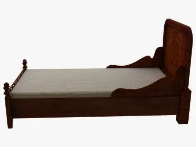 Old Bed 3D model
