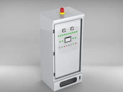 Pressure ventilation explosion-proof cabinet 3D model