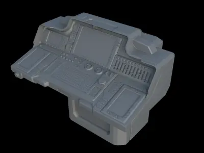Sci-Fi Control Panels 3D model