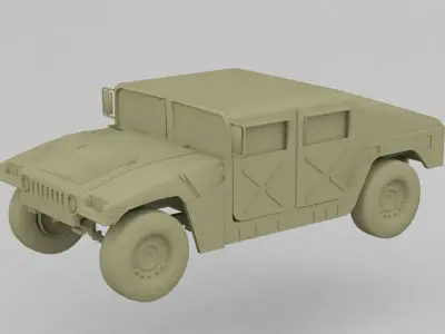 Humvee toy military vehicle 3D print model