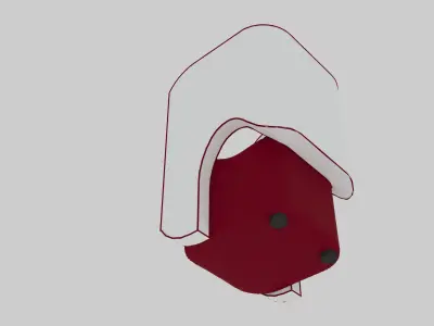 Privacy chair 3D model