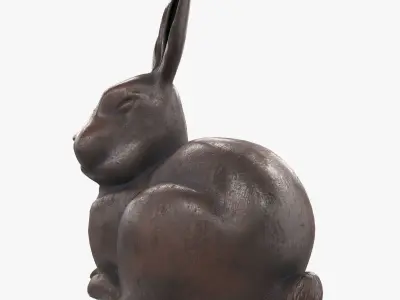 Rabbit Statue  3D model