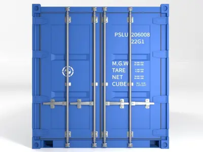 20ft Shipping Container  3D model purchase
