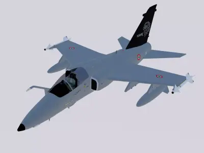 International AMX A-1A Italian Air Force 3D model