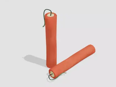 Dynamite - Hand Painted 3D model