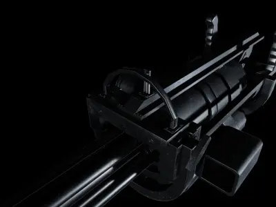 Vulcan gun Free low-poly 3D model