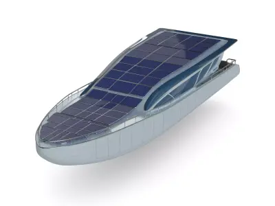 Solar Powered Boat 3D model purchase