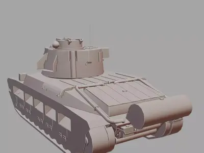A12 Matilda II Tank Infantry Tank 3D Printable  3D print model