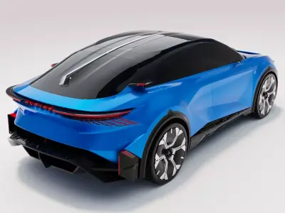 Alpine A390 Beta 2024 3D model