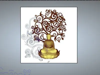 BUDDHA 3D print model 5