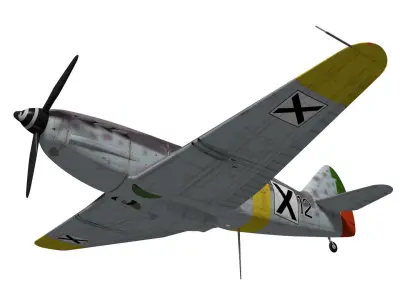 Dewoitine D520 3D model get