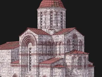 Greek temple  3D model