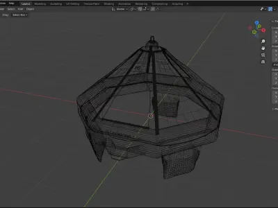 Inflatable liferaft 16 persons Free 3D model