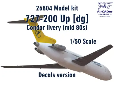 26804 Model kit Boeing 727-200 Up 3D print model