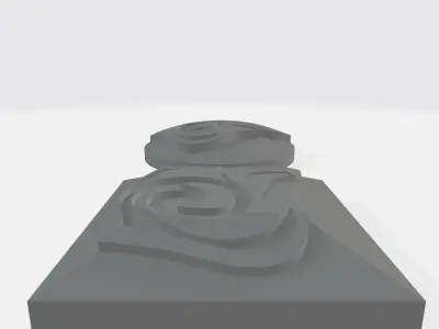 Pyro element-Vision rune 3D print model
