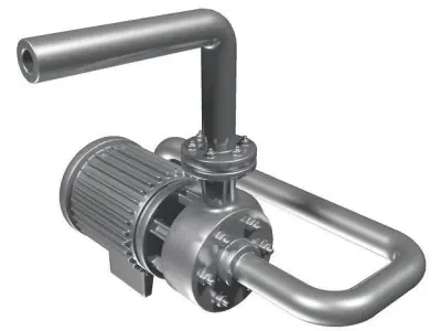 Borewell Pump 3D model