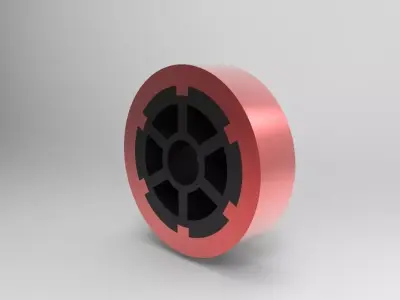 Rubber Wheel Free 3D model